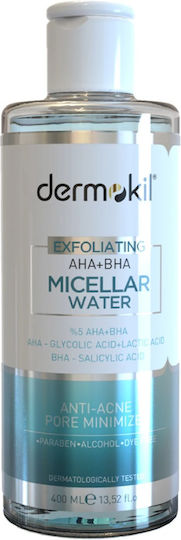 Dermokil Peeling Aha+bha Niacinamid Mizellen-Make-up-Entfernungswasser Peeling Mizellen-Fluid 400ml
