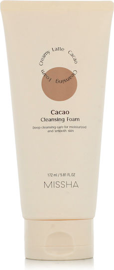 Missha Creamy Latte Cleansing Foam Creamy Cleansing Foam Face Cacao 172ml