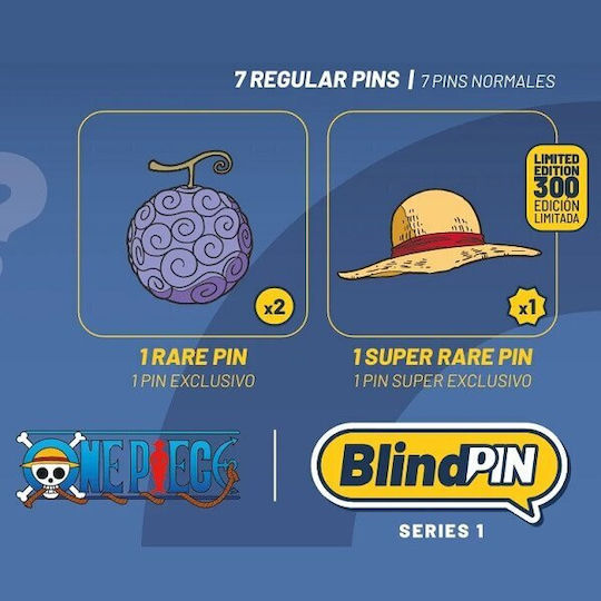 Erik Blindpin One Piece Series 1 Mystery Badge