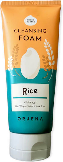 Orjena Rice Facial Cleansing Foam for Oil Control & Against Imperfections 180ml