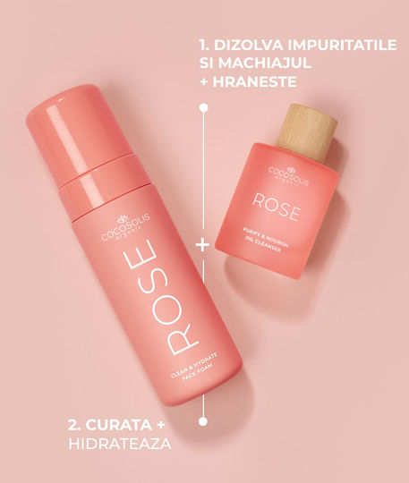 Cocosolis – Rose Clean & Hydrate Face Foam 150ml