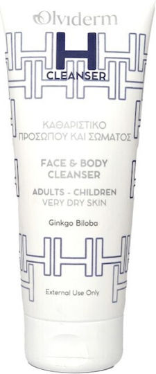 Olvipharm Olviderm H Facial Cleansing Liquid with Antioxidant Action 200ml