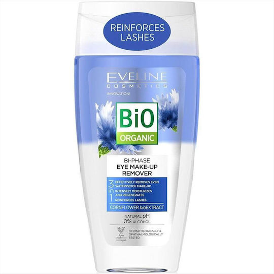 Eveline Bio Organic Bi-Phase Liquid Makeup Remover for Eyes 150ml