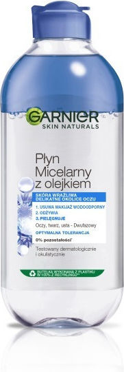Garnier Garnier Skin Naturals Micellar Water Facial Cleanser for Oil Control and Moisturizing Action 400ml
