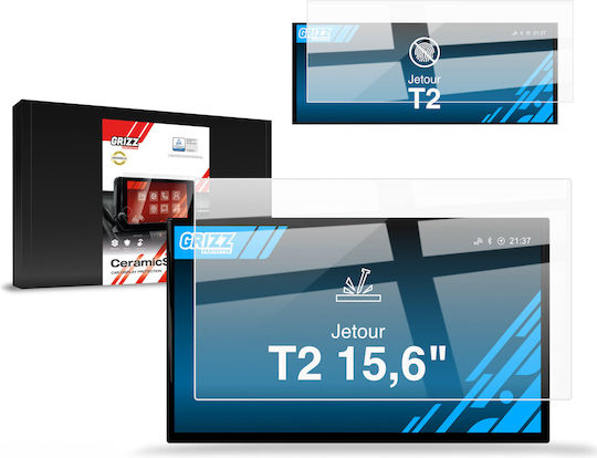 Grizzglass Ceramic Film Grizzglass Cardisplay Protection Jetour T2 15 6'' 2025-2026 2in1