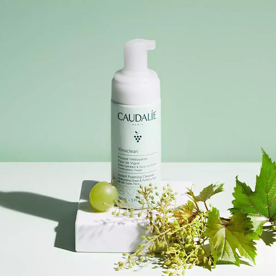 Caudalie Vinoclean Spumă de Curățare a Feței cu Acțiune Hidratantă și Împotriva Imperfecțiunilor 50ml