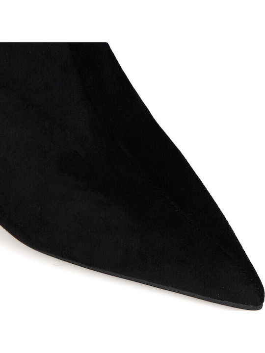 Wildleder Damenstiefel Schwarz