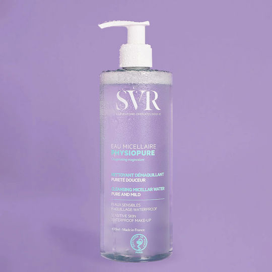 SVR Laboratoire Physiopure Micellar Water for Facial Cleansing and Makeup Removal 400ml