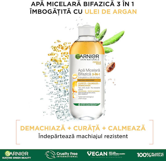 Garnier SkinActive Infused Micellar Water Makeup Remover For Face And Eyes With Moisturizing Action 400ml