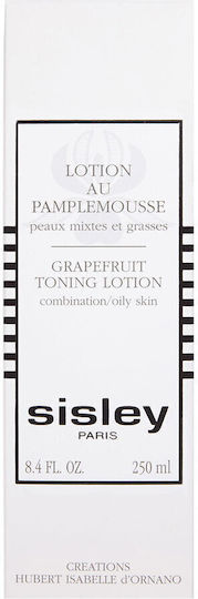 Sisley Paris Grapefruit Toning Lotion for Combination/Oily Skin Facial Cleansers Lotion for Oil Control 250ml