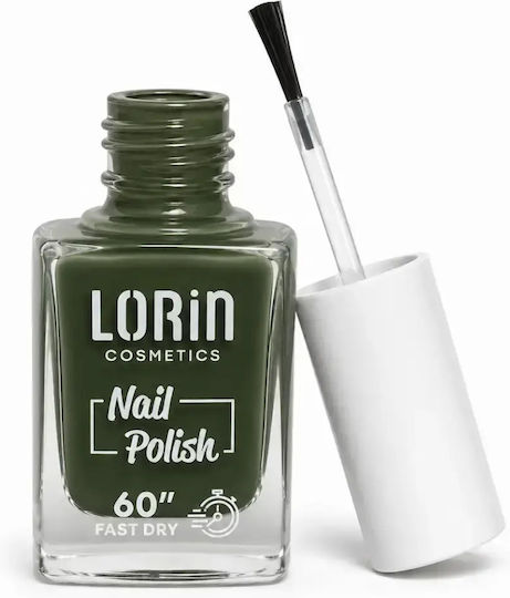 Lorin Glossy Βερνίκι Νυχιών Quick Dry Πράσινο 217 13ml