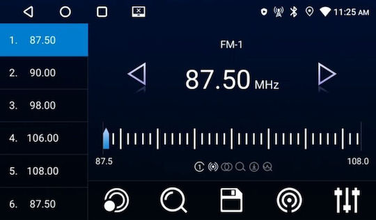 Clarion Auto-Audiosystem für Daewoo Korando SsangYong Korando 2010 2013 (Bluetooth/USB/WiFi/GPS/Apple-CarPlay/Android-Auto)