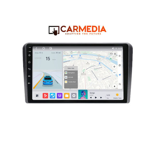 Carmedia Ηχοσύστημα Αυτοκινήτου για Nissan Primera 2001-2008 (Bluetooth/USB/WiFi/GPS/Apple-Carplay/Android-Auto) με Οθόνη Αφής 9"