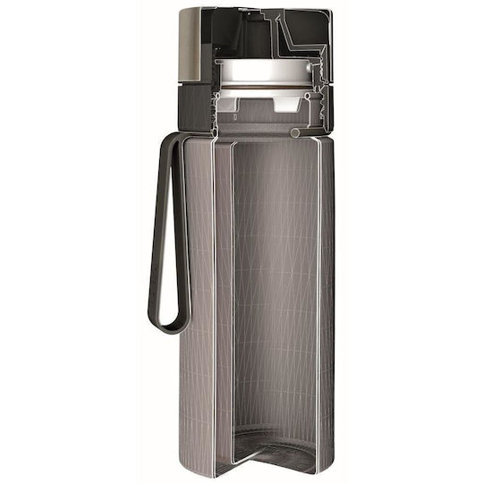 Laica Μπουκάλι Θερμός Ανοξείδωτο / Πλαστικό 600ml Gray/silver