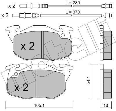 Σετ Δισκοφρενα Εμπρ Citroen Adb2416