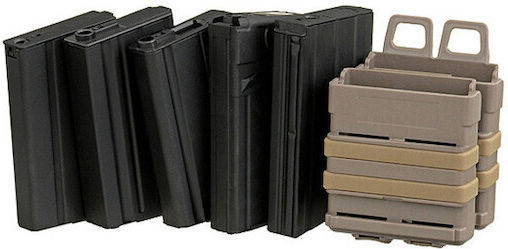 Fma Polymer Molle 7.62 Mm Magazine Pouches 2 Pieces Dark Earth Magazine Pouches