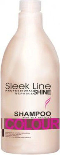 Sleek Line Colour Shampoo Feuchtigkeitsspendendes & Glättendes Shampoo 300 ml