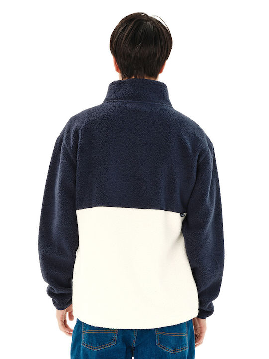 Ανδρική Ζακέτα Fleece Off White/dusky Blue