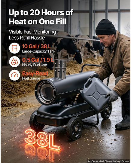 Vevor Industrial Oil-Fired Air Heater 20kW