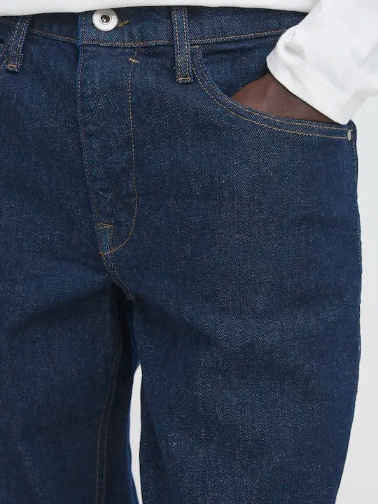 Men's Regular Fit Dark Blue Jeans