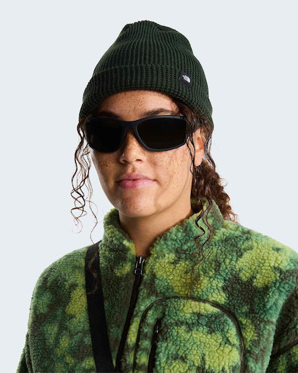 Fisherman Beanie Unisex Knitted Beanie in Green