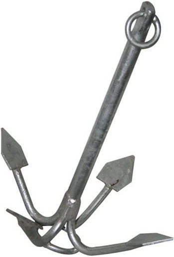 Lalizas Ancoră de Barcă Grapnel Galvanizat 3kg