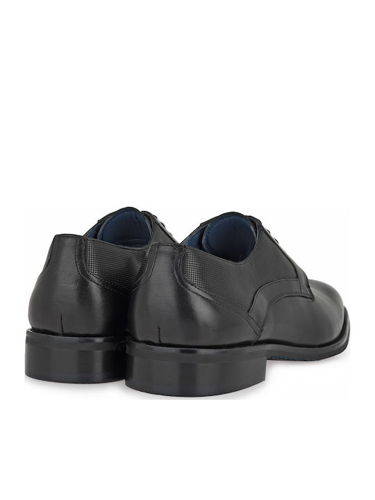 Schwarze Herren-Lederschuhe