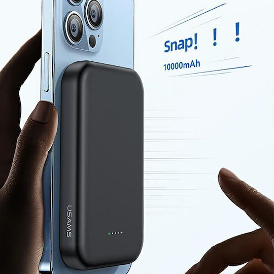 Usams PB66 Powerbank 10000mAh MagSafe 10000mAh Power Delivery Λευκό