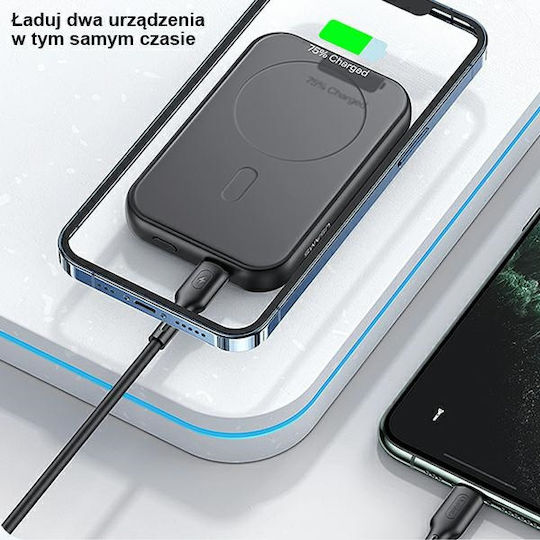 Usams PB66 Powerbank 10000mAh MagSafe 10000mAh Power Delivery Λευκό