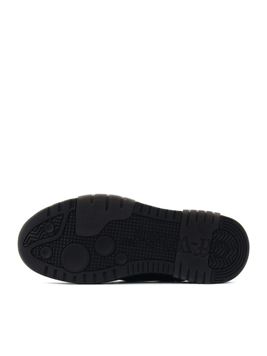 Men's Sneakers Black-White