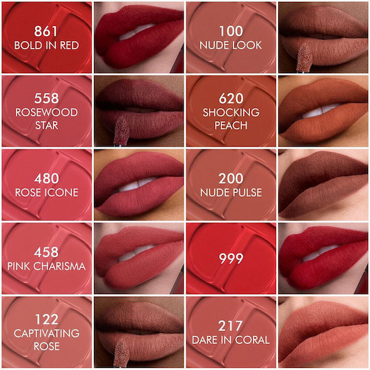 Rouge  On Stage Ink Lippenfarbe Matt 861 Bold In Red 6 ml
