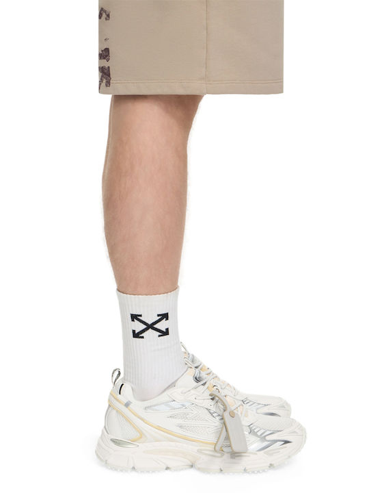 Men's Sneakers Silver-White