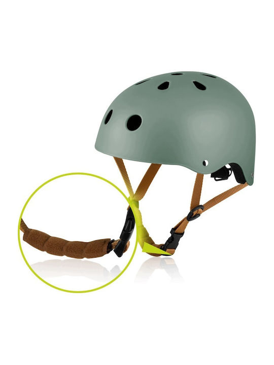 Lionelo Kinderhelm für Fahrrad & Roller Grün