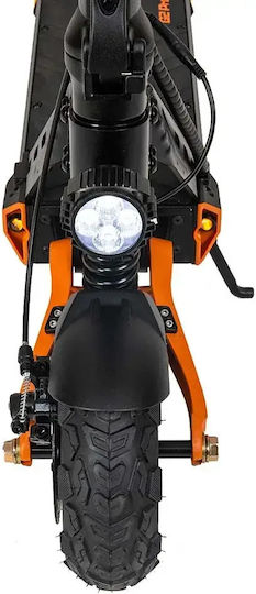 KuKirin G2 Pro VMP Trotinetă Electrică cu Viteză Maximă de 25 km/h și Autonomie de 65 km în Culoare Neagră