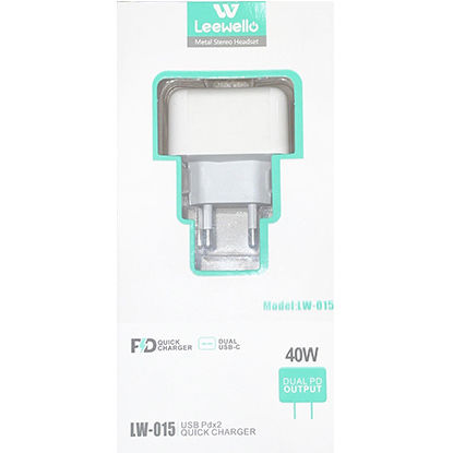 Leewello Зарядно без кабел 40W Бял (Lw-015)