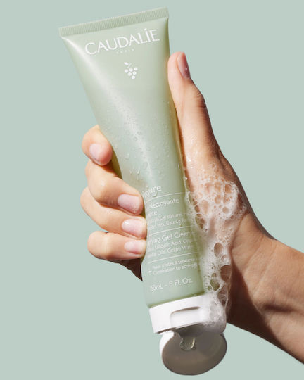 Caudalie Vinopure Gel De Curățare a Feței Împotriva Imperfecțiunilor și Controlul Sebumului 75ml
