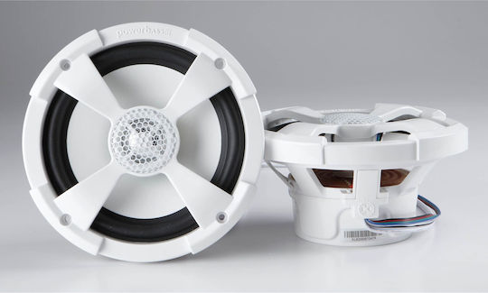 PowerBass Set Marine-Lautsprecher mit 125W RMS Weiß