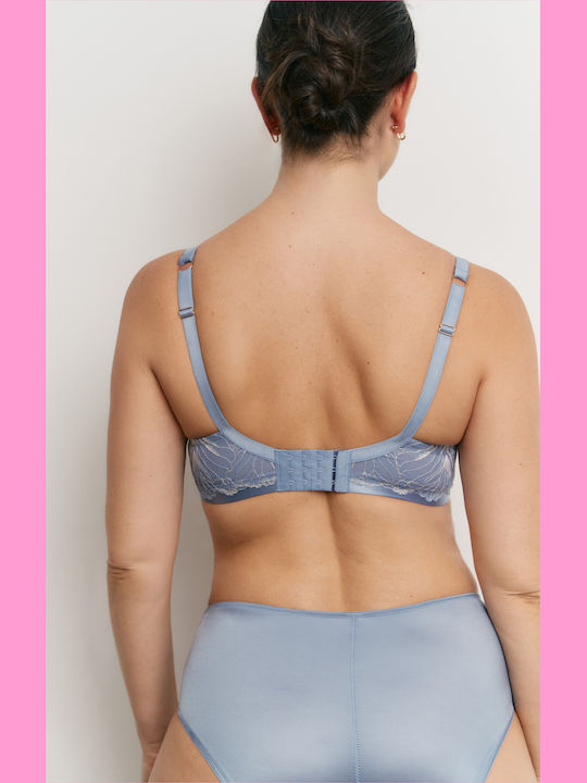 High-Waist Women's Briefs Light Blue