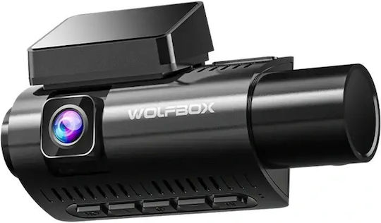 Wolfbox i07 Set Cameră DVR Auto 1440P cu Ecran de 3" Wi-Fi, GPS și Cameră pentru Marșarier