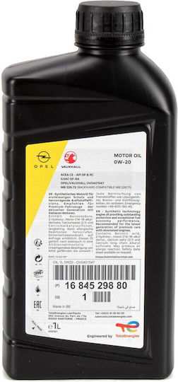 Opel Sintetic Ulei Auto 0W-20 1lt