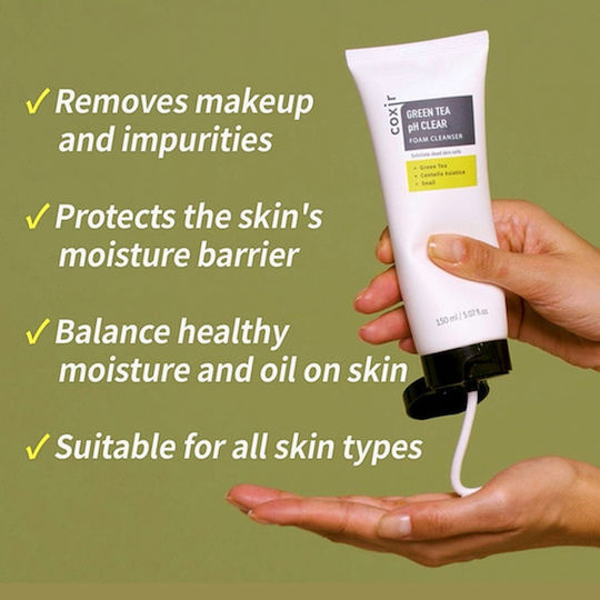 Coxir Spumă Demachiant Facial pentru Strălucire și Hidratare 150ml