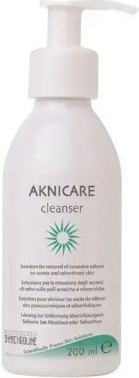 Synchroline Aknicare Lichid Demachiant Facial Pentru Controlul Sebumului și Împotriva Imperfecțiunilor 200ml