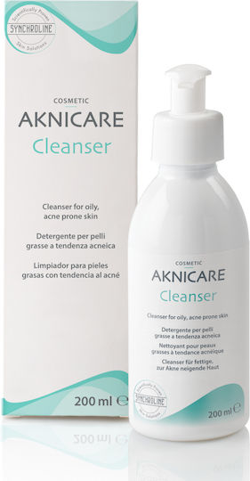 Synchroline Aknicare Lichid Demachiant Facial Pentru Controlul Sebumului și Împotriva Imperfecțiunilor 200ml