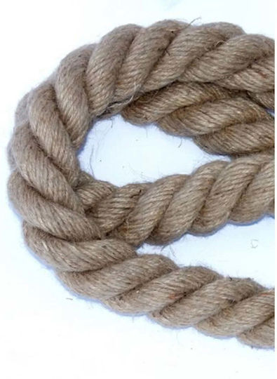 Linotech Σχοινί Στριφτό 14mm 30m Γιούτα