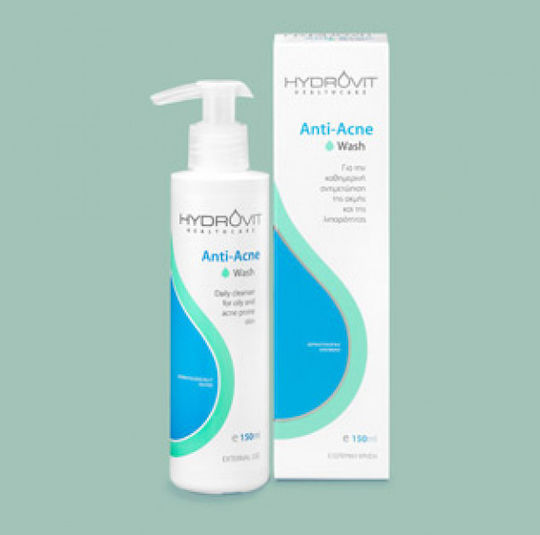Target Pharma Hydrovit Anti-Acne Face Cleansing Gel for Oil Control & Antioxidant Action 150ml