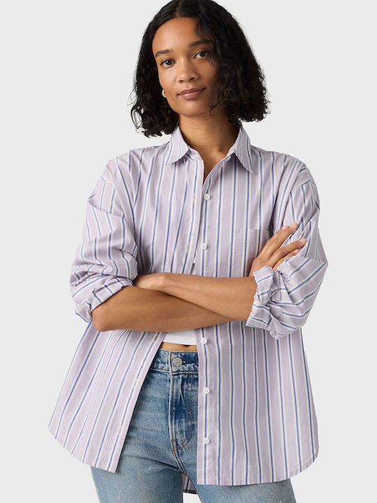 Harlie Langärmeliges Damen-Denimhemd Multi Colors