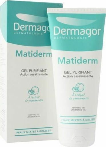 Matiderm Face Cleansing Gel for Oil Control & Moisturizing Action 200ml
