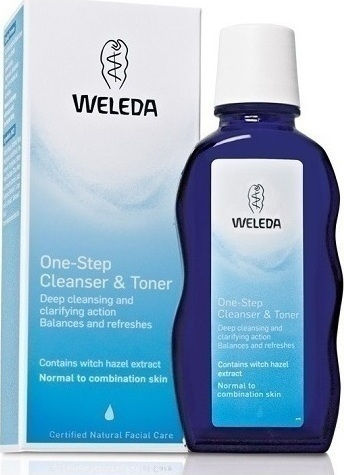 Weleda One Step Cleanser & Toner Loțiune Față 100ml