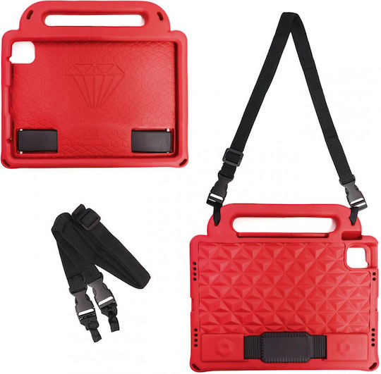 Hurtel Husă Spate Moale Diamond Armored Roșie (iPad 2019/2020/2021 10,2″)
