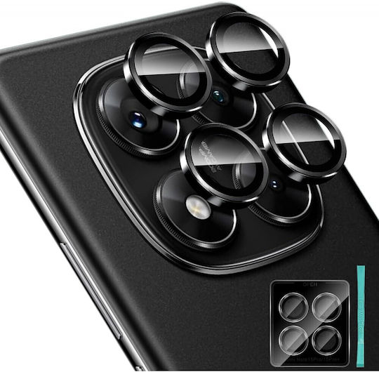 Oem Τζαμάκι Κάμερας Frame Xiaomi Redmi Note 14 Pro 5g Μαύρο